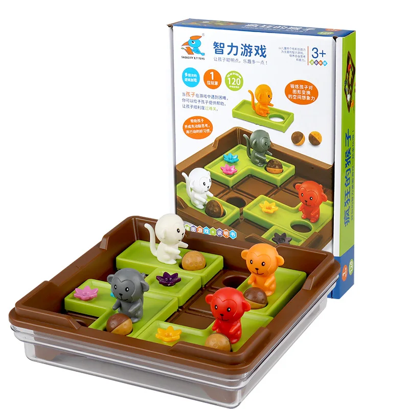 

Crazy Monkey Board Game Enlightenment Logic Thinking Training Game Parent Child Interaction Children's Toy IQ Training Toy