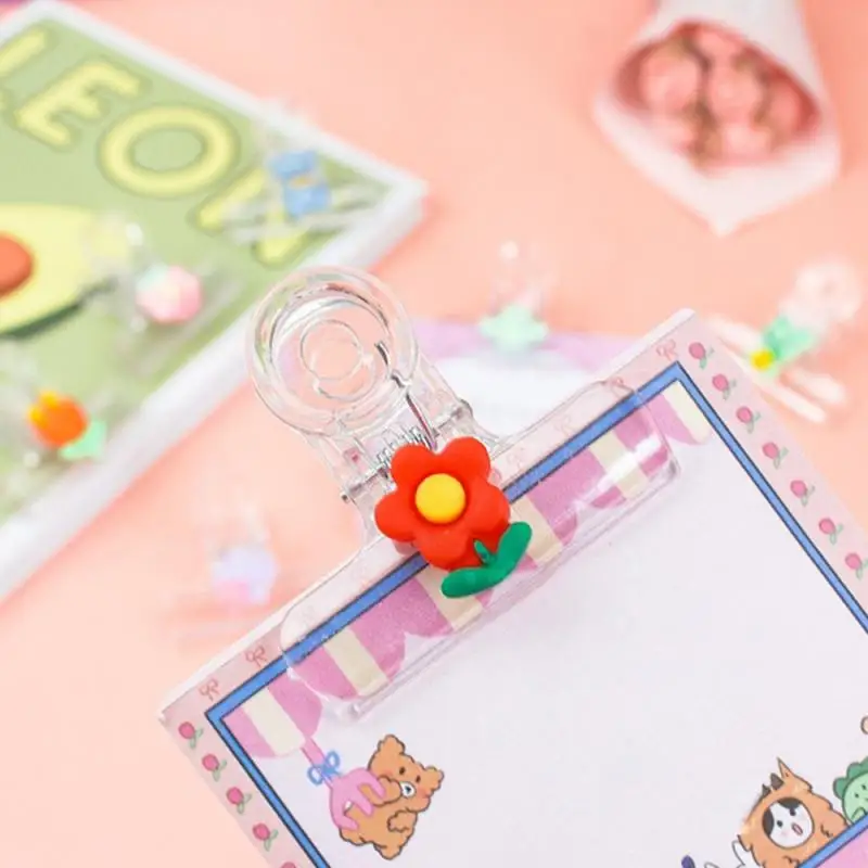 แฟ้มการ์ตูนทนต่อการกัดกร่อนโฟลเดอร์ Elliot ทนสนิมไม่โค้งงอง่ายการออกแบบกันลื่นสํานักงานคลิปโปร่งใสน่ารัก