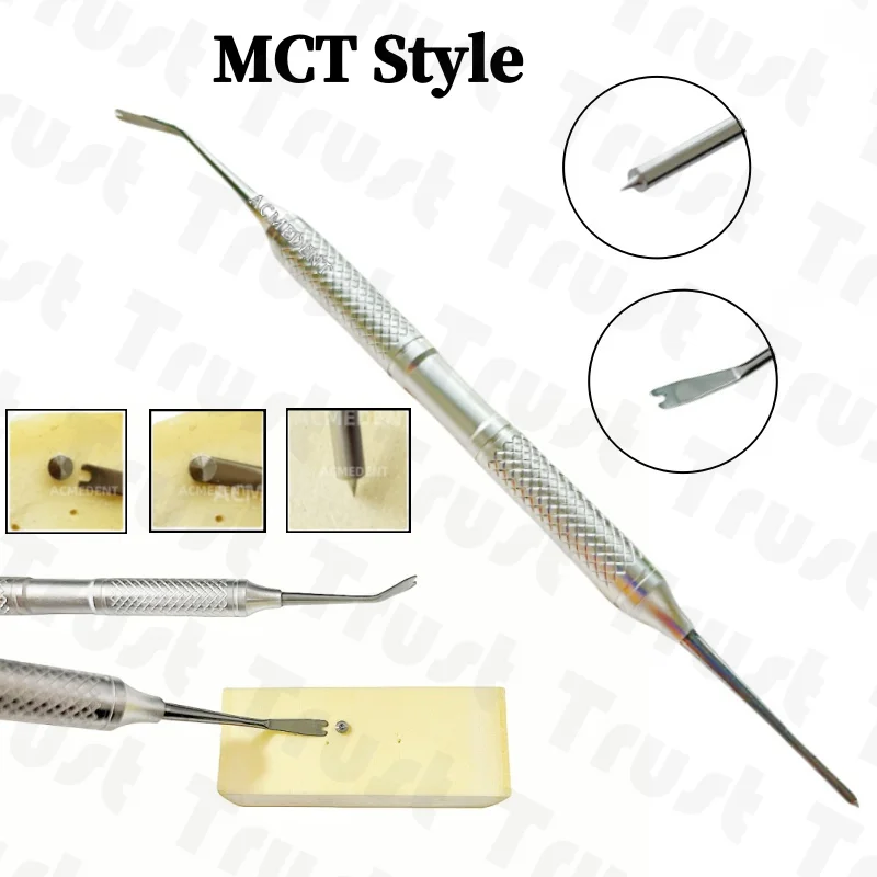 Dental GBR Bone Tacks Retriever TAC Pins Guide Mini Hole Tack Remover MCT Style