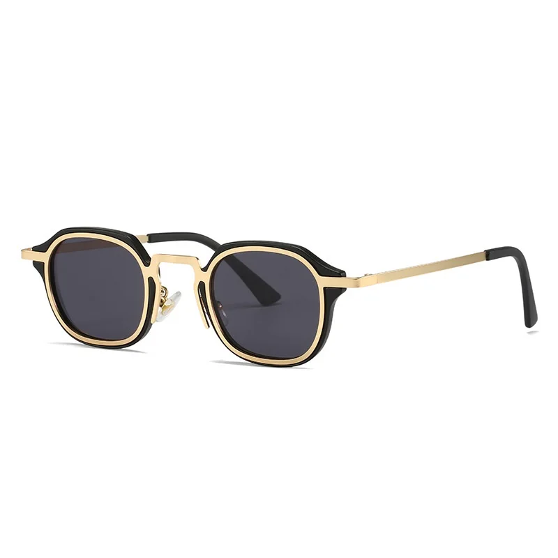 Classic Men Round Sunglasses Women Metal Frame UV400 Sun Glasses Men\'s Female Fashion Eyewear Female Brand Design Metal Frame