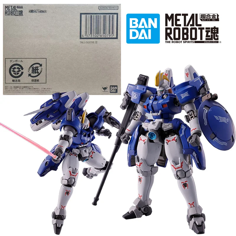 Bandai Metal Robot Spirits Side MS Tallgeese II 14Cm Gundam Wing Animem Original Action Figure Model Toy Gift Collection