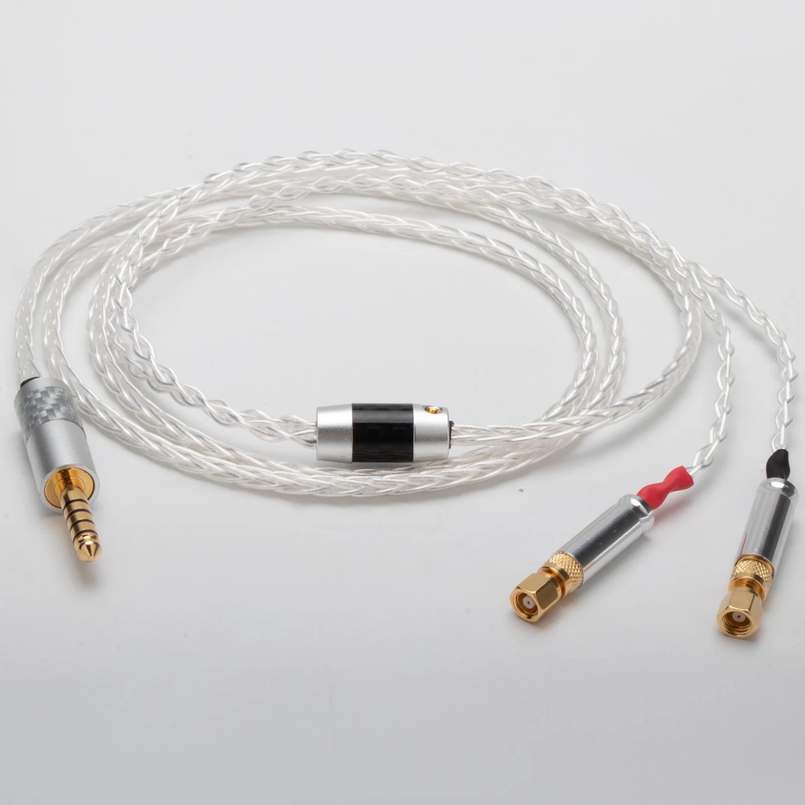 8 Core Single crystal silver Headphone Upgrade Replace Cable For Hifiman HE6 HE5 HE400 HE500 HE600 HE300 Earphone