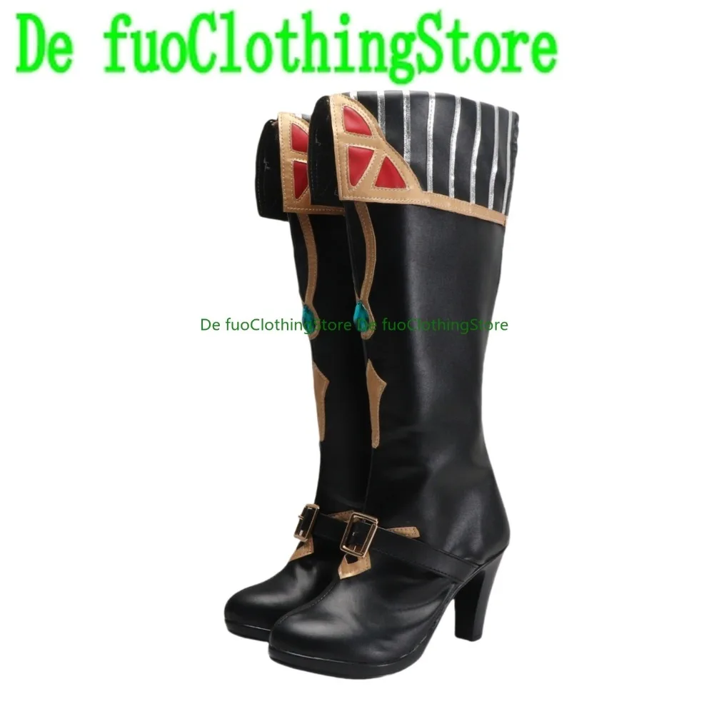 

DefuoClothing Genshin Impact KFC Alhaitham обувь для косплея сотрудничество событие аниме игры костюмы на Хэллоуин реквизит для вечеринки обувь