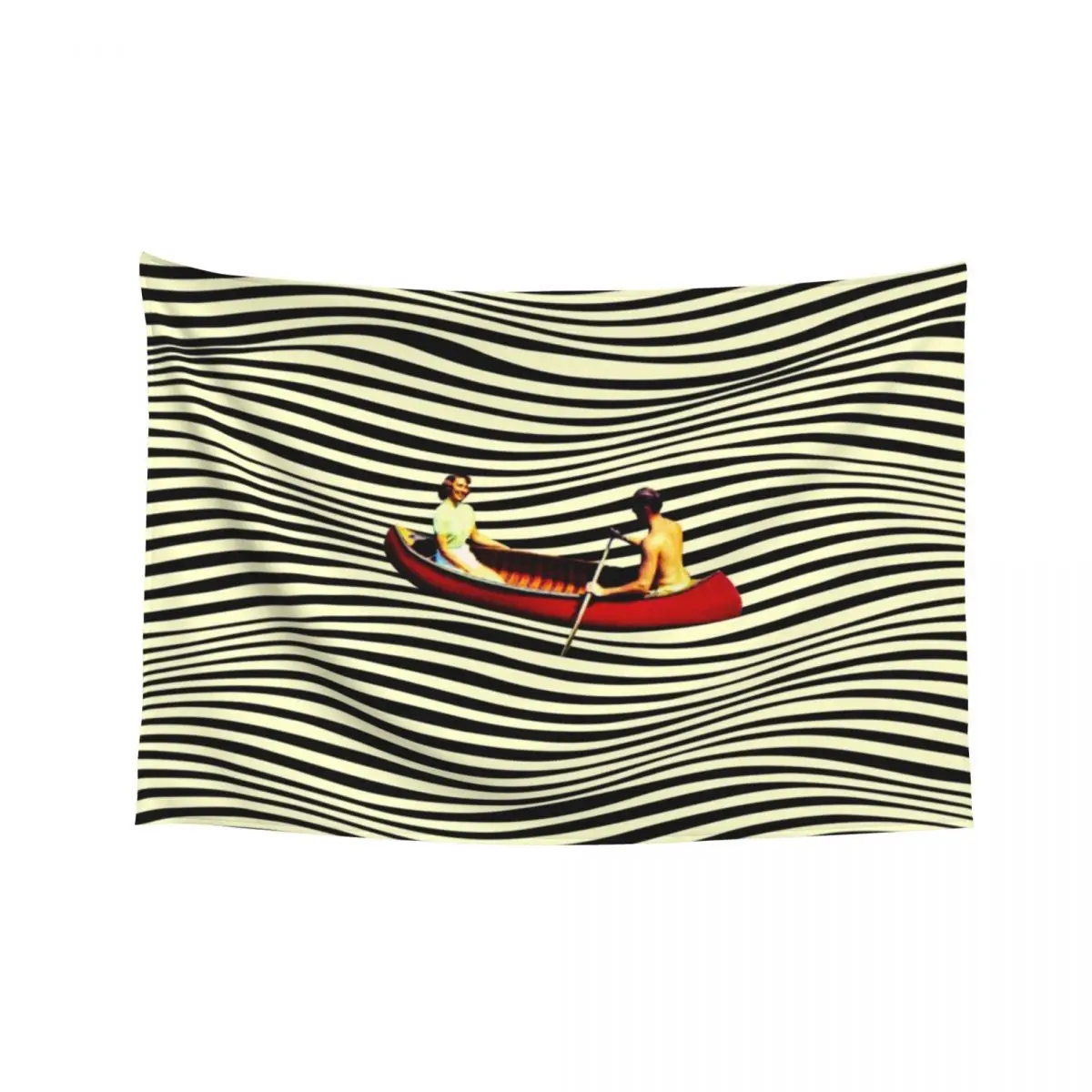 

Illusionary Boat Ride Tapestry Room Decor Cute Room Ornaments Art Mural Tapestry