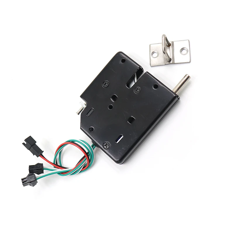 كشف مزدوج 12 فولت قفل كهربائي يختار مزلاج قفل الكهرومغناطيسي للخزانة الإلكترونية قفل خزانة ذكي كشف حالة #4