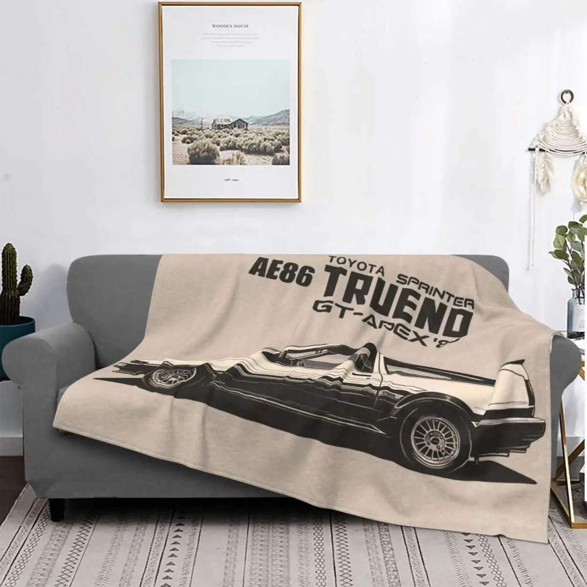 

Initial D Blanket Racing Velvet All Season Cute Super Warm Throw Blankets For home Plush Thin Quilt