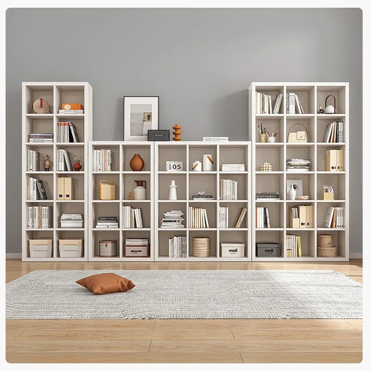 AOLIVIYA Living Room Bookcase Shelf Floor-to-ceiling Household Low Cabinet Student Storage Cabinet Eight-grid Cabinet Combinatio