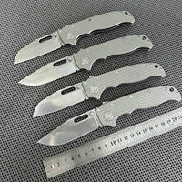 Trskt AD20 Demko Folding Knife ,S35vn Tactical Knife ,Outdoor Camping Knives Tc4 Handle Gift EDC Tool With Box Dropshipping