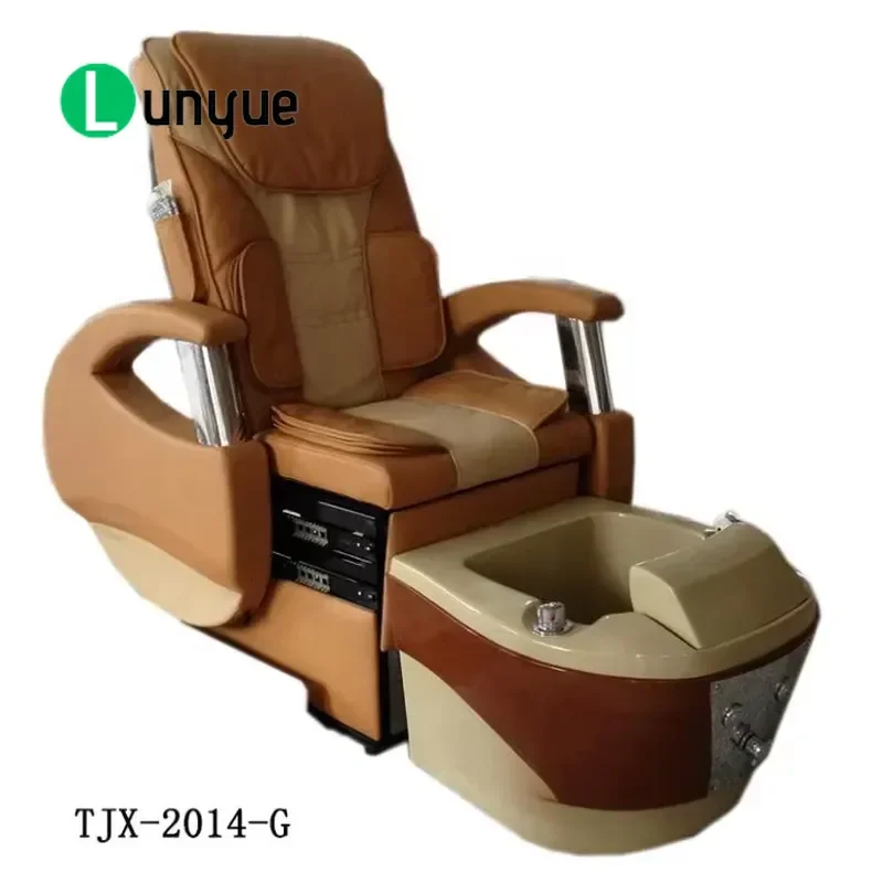 Deluxe Electric Pedicure Chair TJX2014 Series Spa Furniture Comfortable Foot Care Seat Professional Nail Station
