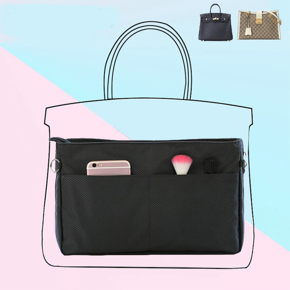 

Waterproof Storage Bag Inner Pouch Large Capacity Travel ganizer Makeup Accessories Toiletries Sundries Household