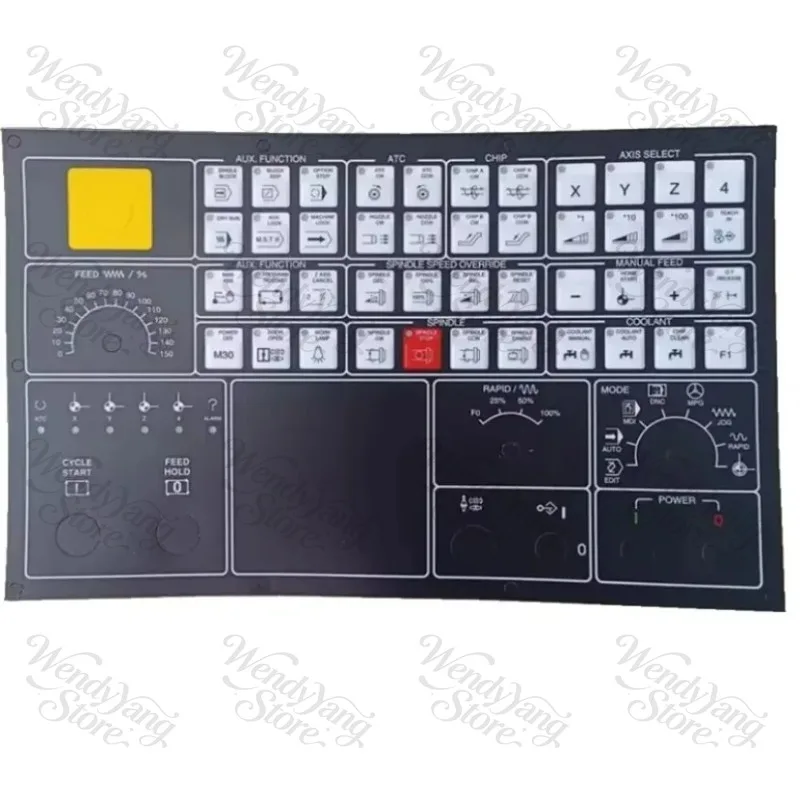 Suitable for V40 Machining Center 1PC CNC Operation Panel Film Keyboard Mask