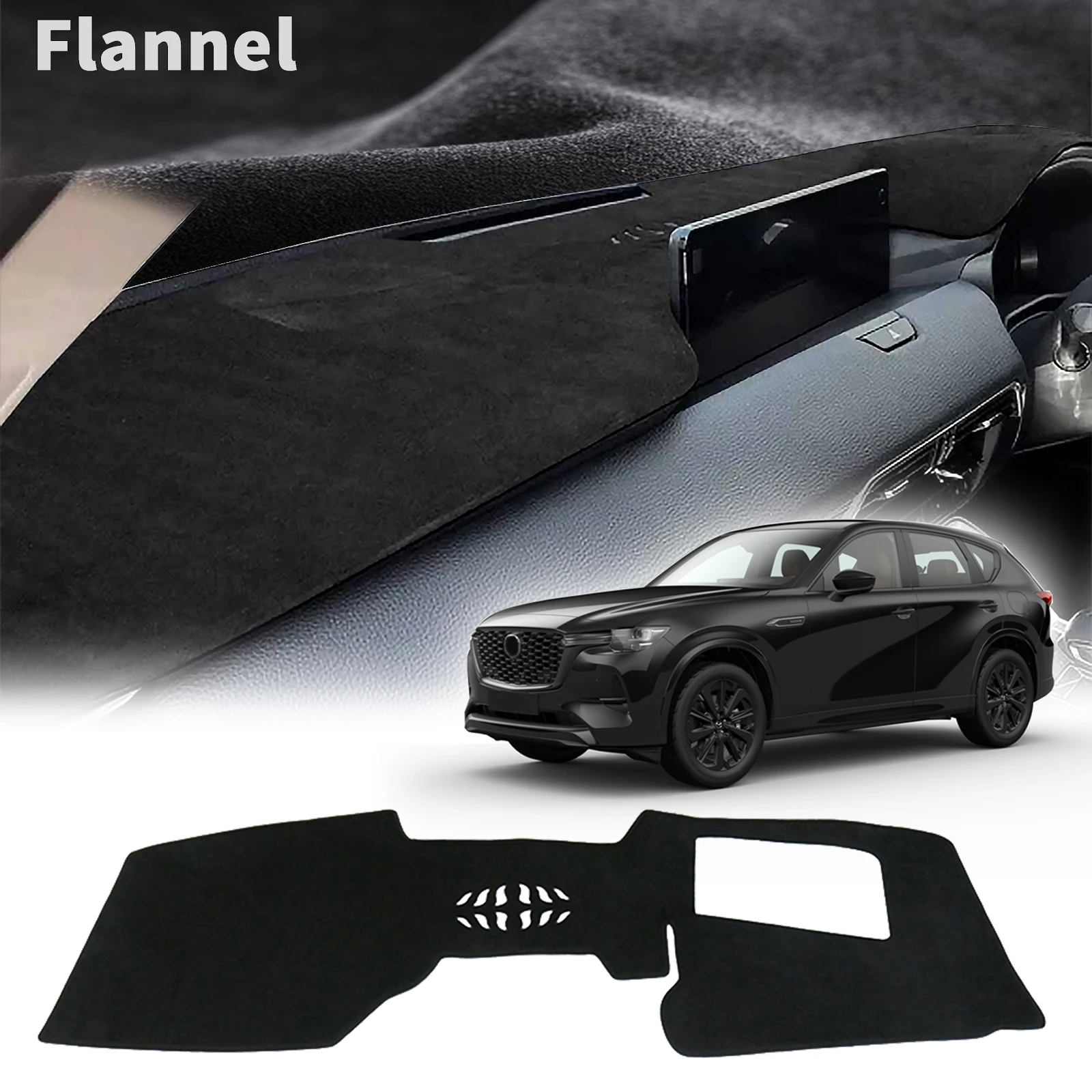

fit for Mazda CX-60 Dashmat Sunshade Protective Dashboard Cover Pad DashMat Carpet Car Accessories