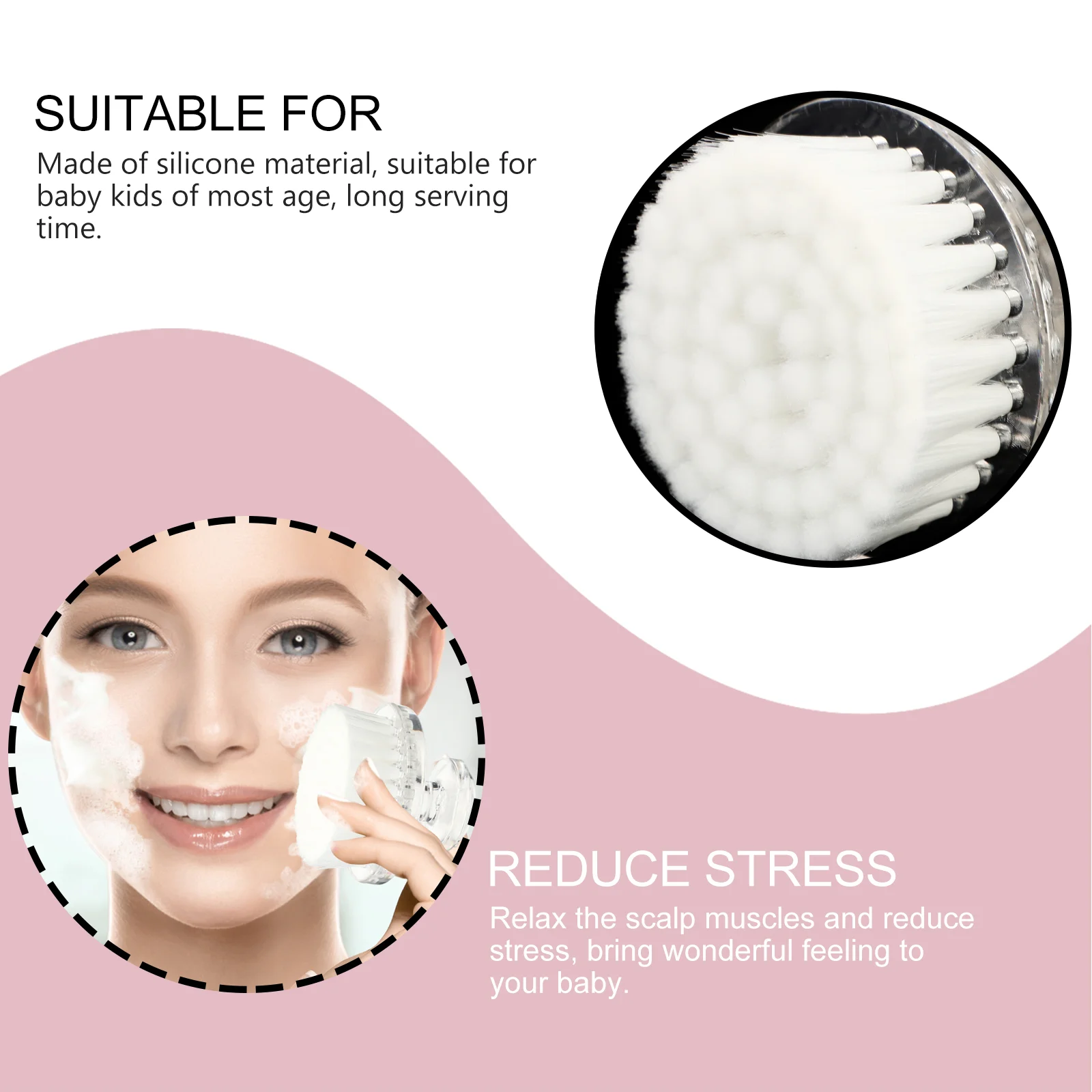 Cleansing Brush for Facial Cleaning Face Spa Manual Handheld Scrubber Multi-functional Durable Depth