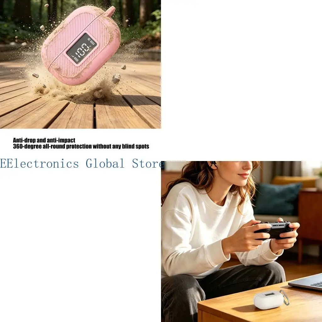 462B Flexible Headphone Protective Case Shockproof Shell Washable Housing Antidust Sleeve Prevents Entry Of Dirt And Moisture