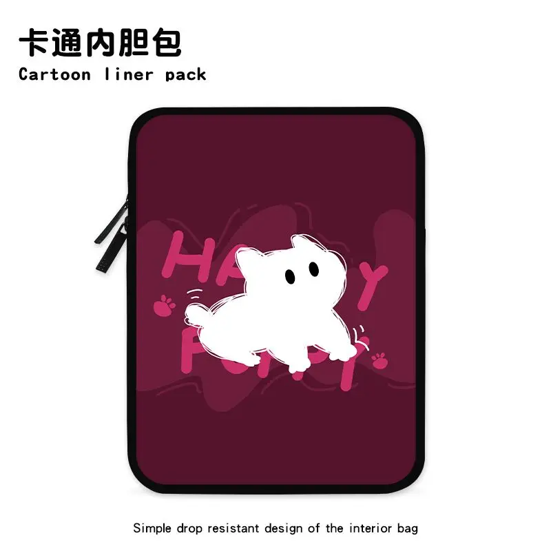 

Cartoon Cat Computer Accessories Ins Cute Laptop Sleeve 13.3 14 15 Inch Protective Sleeve for Macbook Air M2 Pro Shockproof Bag