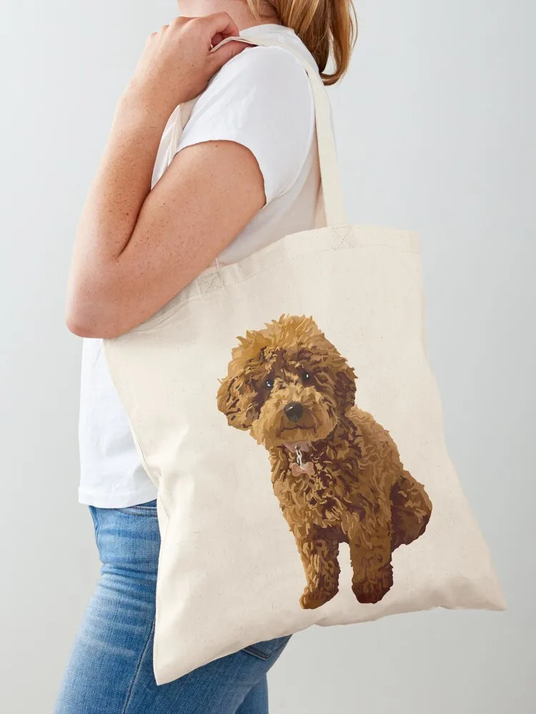 

Ginger the Toy Poodle Tote Bag cute pouch bag shopper bag woman Women's tote