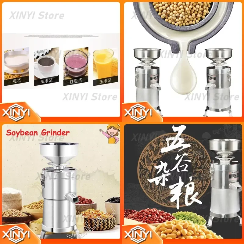 Commercial Soymilk Machine for Soybean Milk Making Juicer Grinder Automatic Slag Separated Grain Grinder for Home Kitchen Use