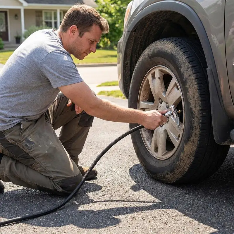 

【L】10/20/30/40/60CM Car Tire Air Inflat Extension Hose Motorcycle Tyre Inflation Tube Adapter Connector Car Exterior Accessories