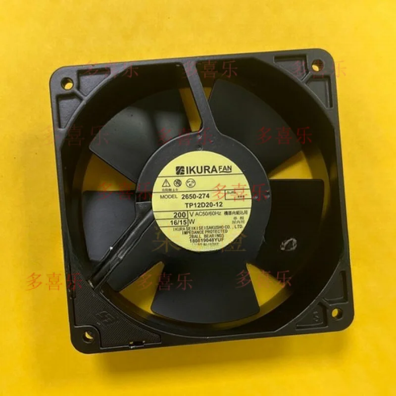 

EE for IKURA FAN 2650-274 TP12D20-12 200V 16/15W Cooling Fan