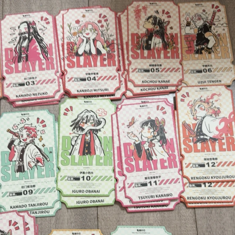 Yami 4 악마 슬레이어 FR BR 카드 Iguro Obanai Rengoku Kyoujurou Kochou Shinobu 컬렉션 카드 크리스마스 생일 선물 완구