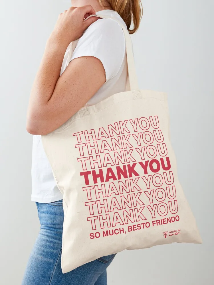 Thank you so much, BESTO FRIENDO (Classic Bodega Style) Tote Bag shopping bag Gift bags Cloth bag