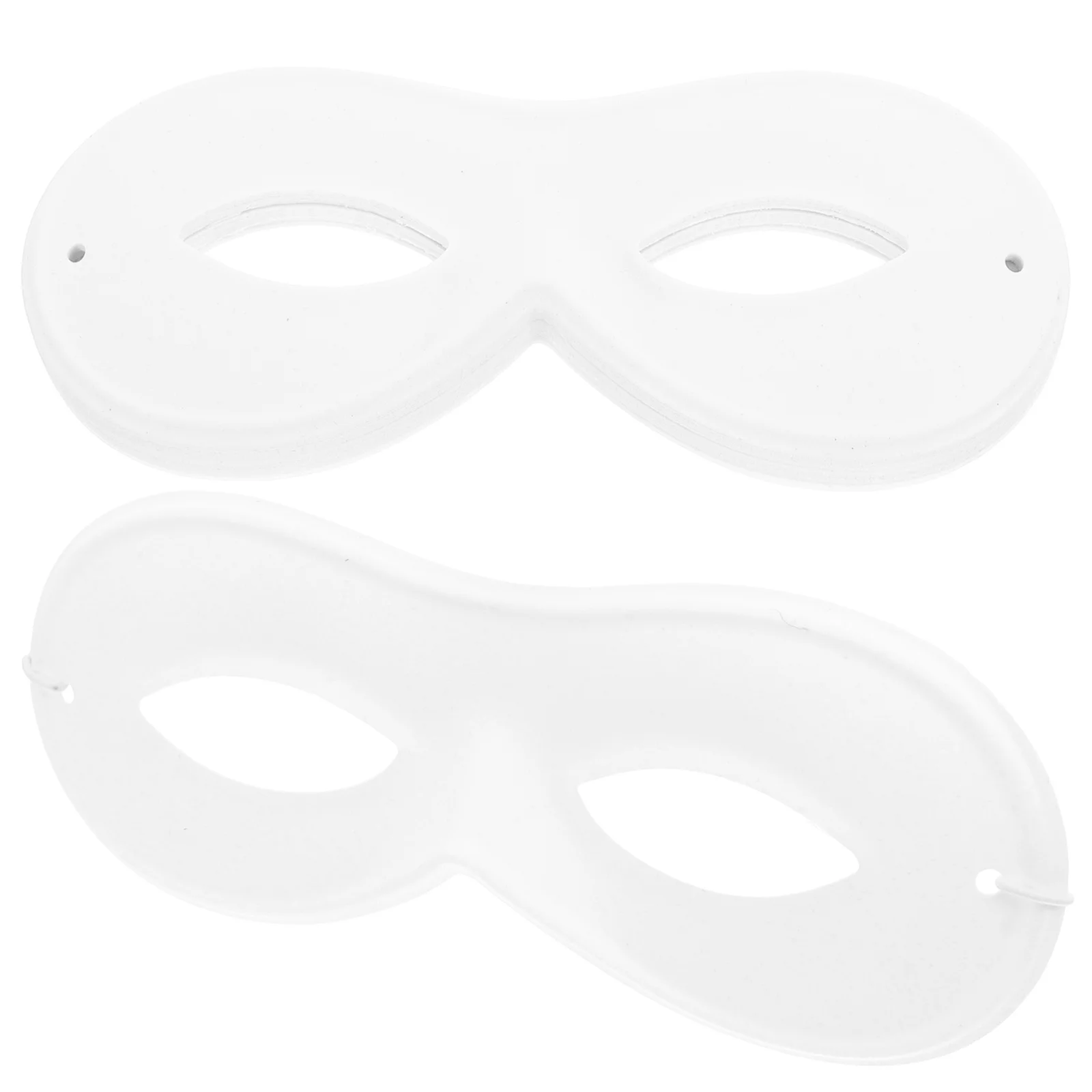 

20pcs Kids Diy Painting Pvc Flocking Masks Soft Comfortable For Mardi Gras Halloween Party Craft Activity Children'S Carnival