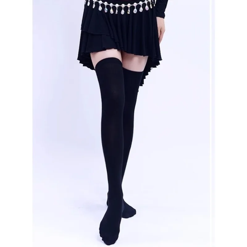 Costumes de danse du ventre personnalisés, chaussettes chaudes, genouillères, style long pour femmes, sac au-dessus du genou, chaussettes de pied, exercices de base antidérapants