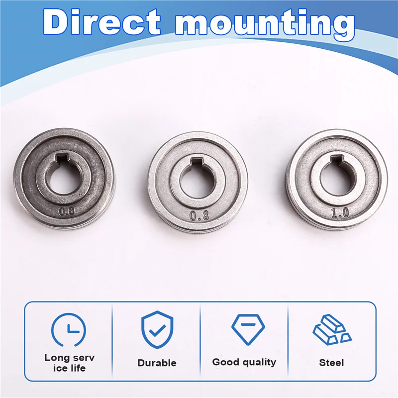 A77I 3 قطعة سلك لحام تغذية الأسطوانة محرك عجلة 0.6 مللي متر-1.2 مللي متر Knurl K الأخدود MIG سلك دليل عالية الجودة ملحقات لحام
