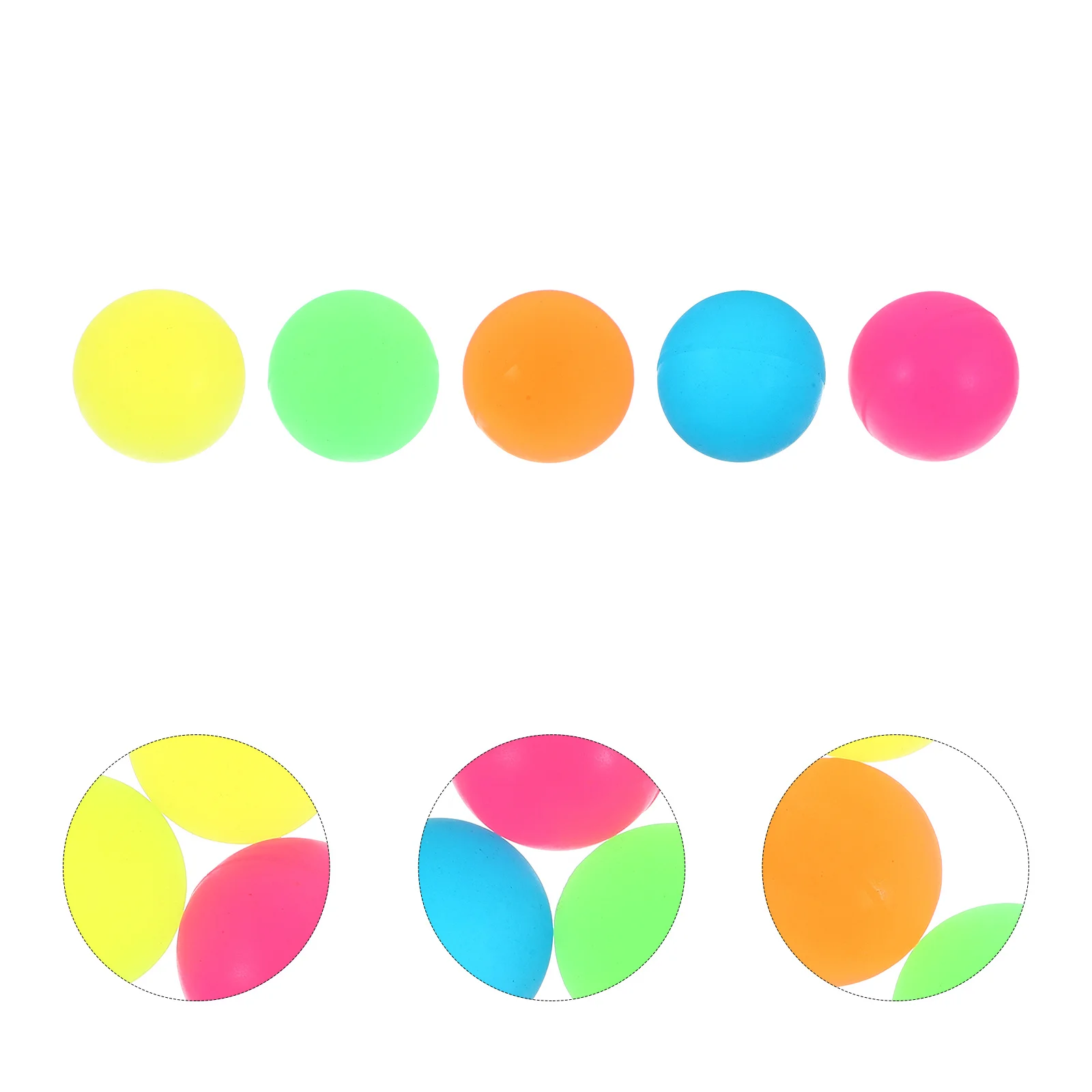 

Glow in the Dark Bouncy Balls 12pcs 28mm Frosted Elastic Luminous Jumping Toys for Children Indoor Outdoor Fun