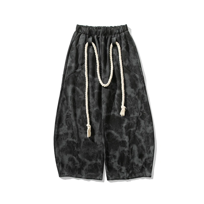 Men Harem Pants Fashion Wide-Leg Pants Male Harajuku Loose Sweatpants Casual Cargo Pants Streetwear Trousers Large Size 5XL