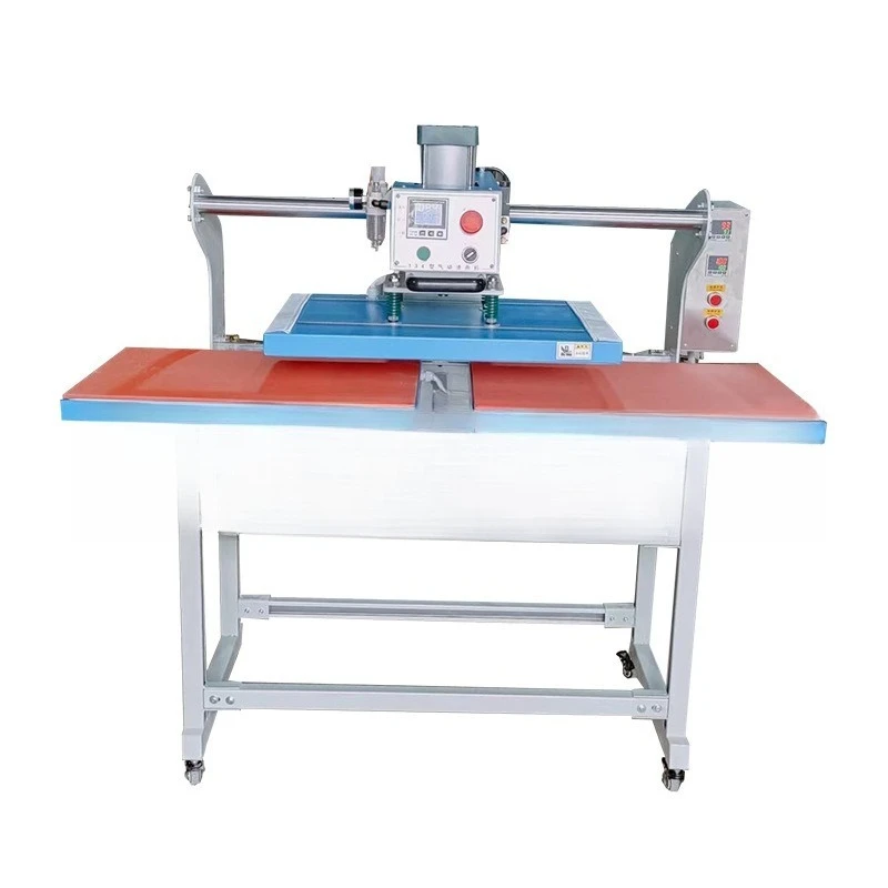 Double-station concave-convex embossing machine, double-head pneumatic fabric stripping machine
