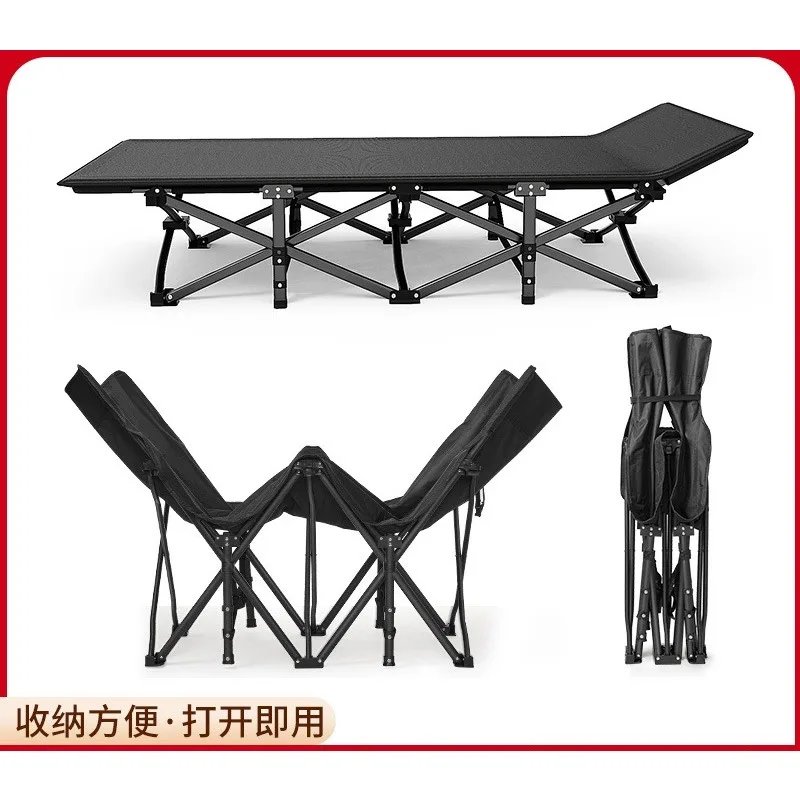 

Раскладная кровать для кемпинга, простая складная кровать, односпальная кровать для офисного обеденного перерыва