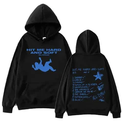 Hit Me Hard and Soft 2024 Tour Hoodie Harajuku Hip Hop Pullover Tops Sweatshirt Fans Gift