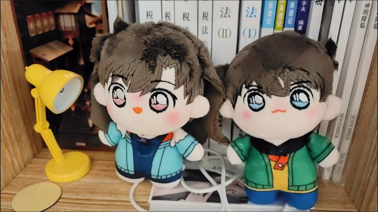 Detective Conan Doll Soft Fashion Anime Cute Model Cartoon Kids Figure Model Home Decoration Creative Toys Birthday Gifts