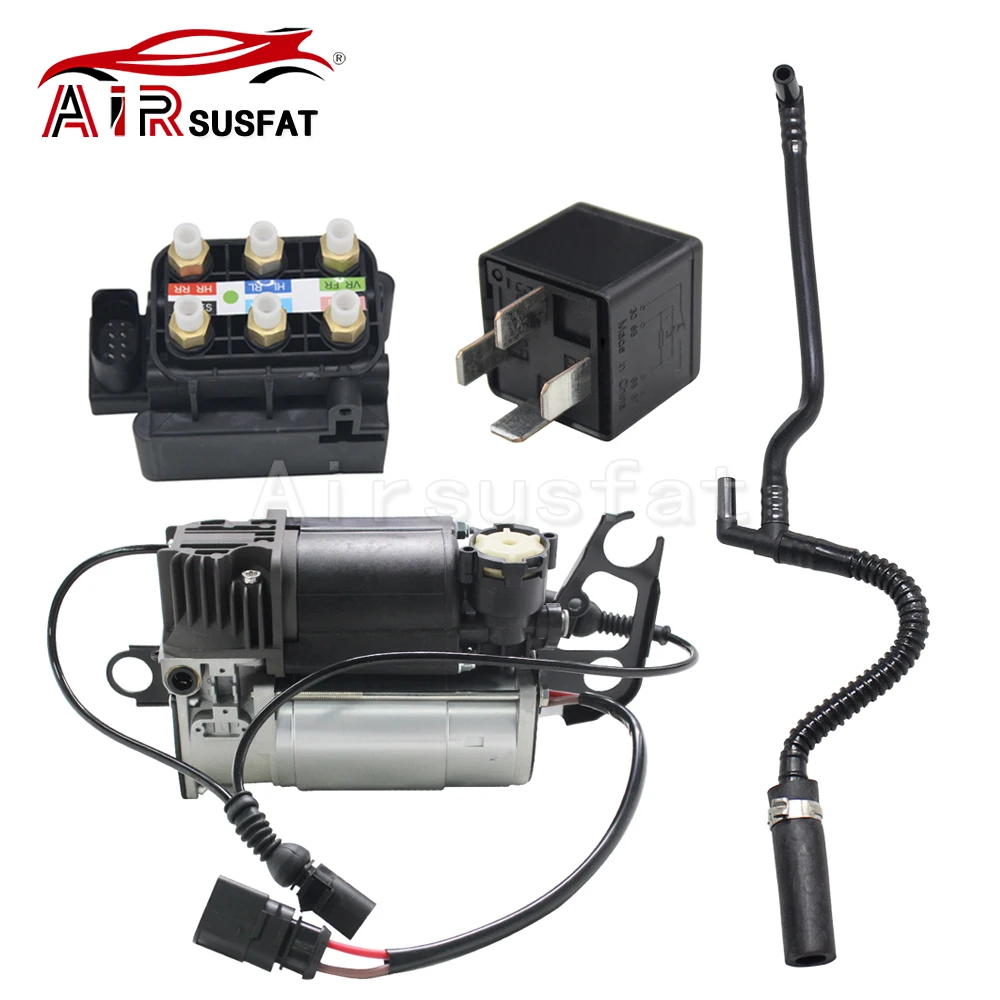 For Audi Q7(4LB) VW Touareg(7L) Porsche Cayenne(9PA) Brand New Air Suspension Compressor Pump 4L0698007  7L8616006  95535890102