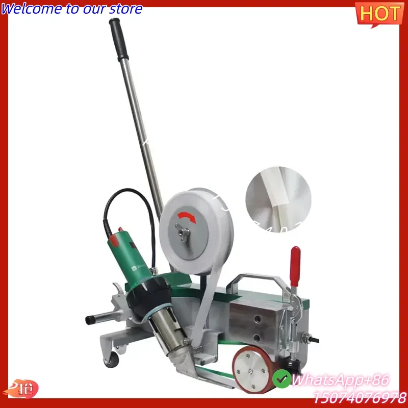 2026 Automatic Roofing Membrane Plastic Seaming Heat Welder Multi Function PVC Flex Banner Tarpaulines Hot Air Welding Making