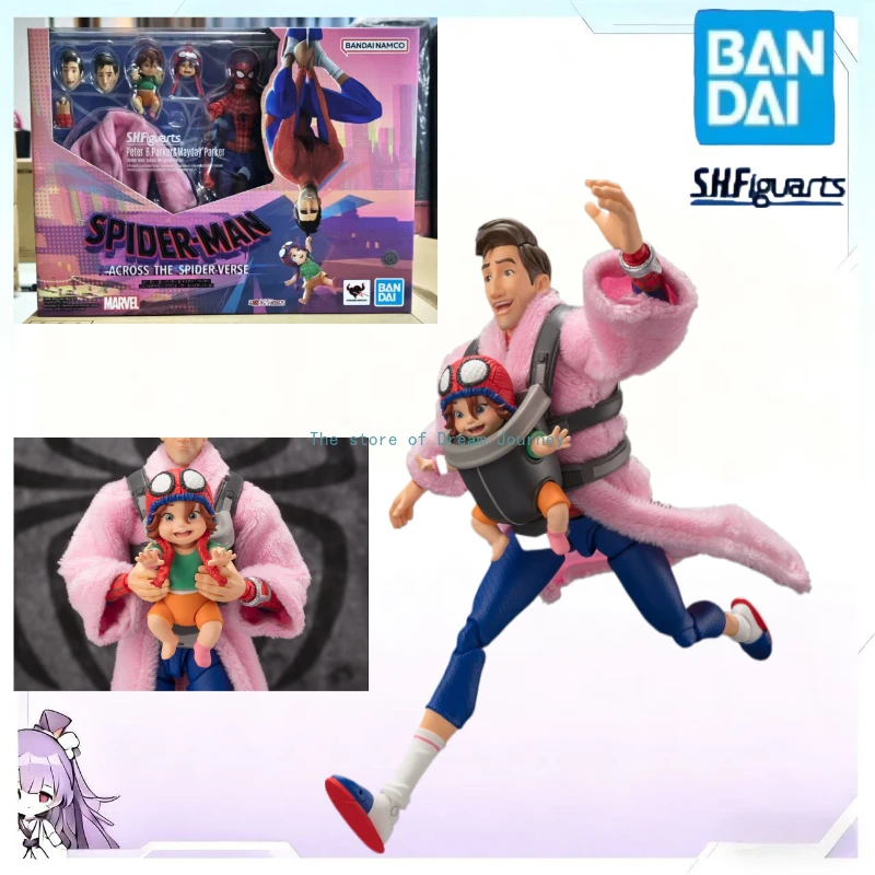 

In Stock Bandai S.H.Figuarts Peter B. Parker and Madea Parker Figures Action Figures Collectible Gifts