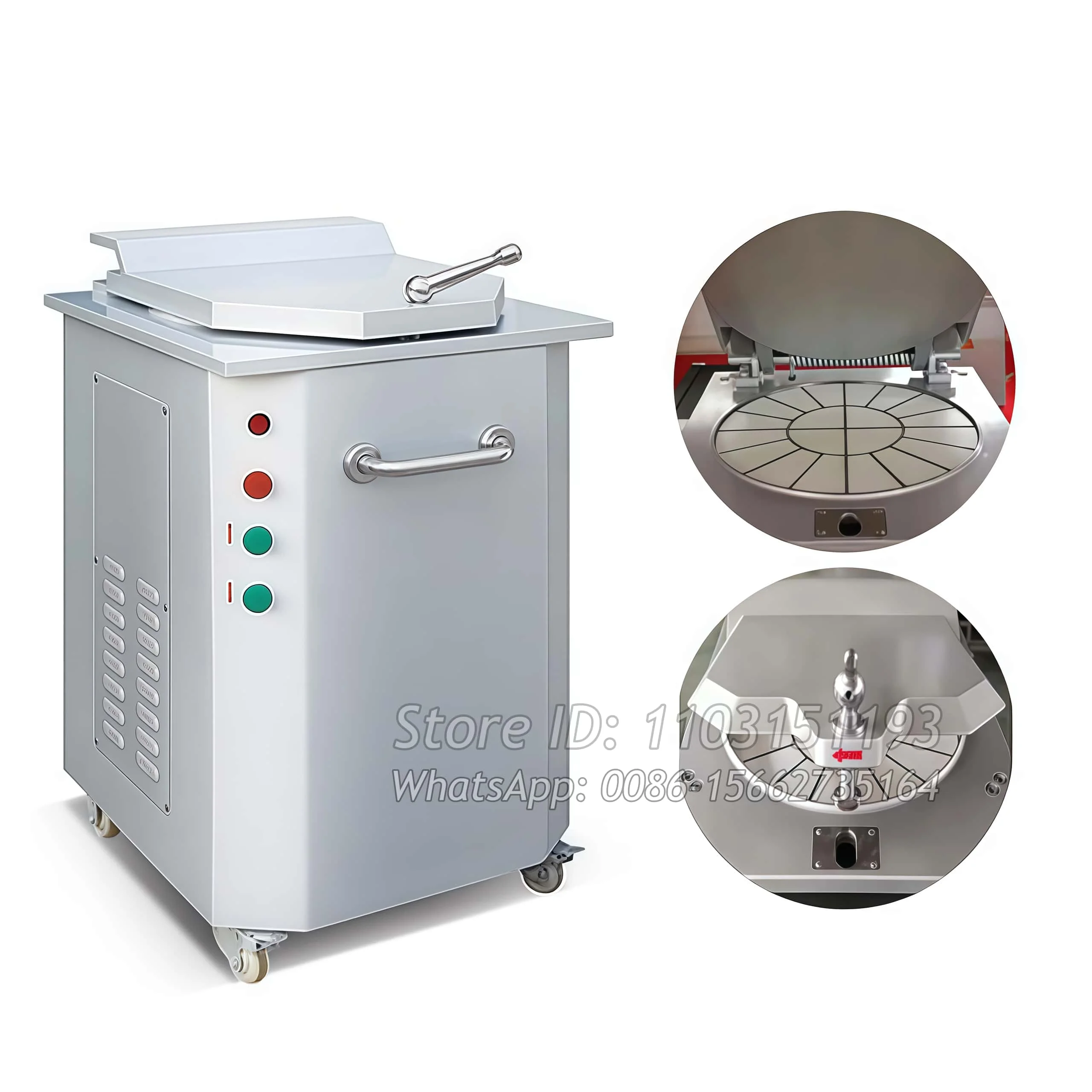 20 pcs Hydraulic Dough Divider Machine Bakery  Dough Bread Dividing MachineLoaf Bread Equipment