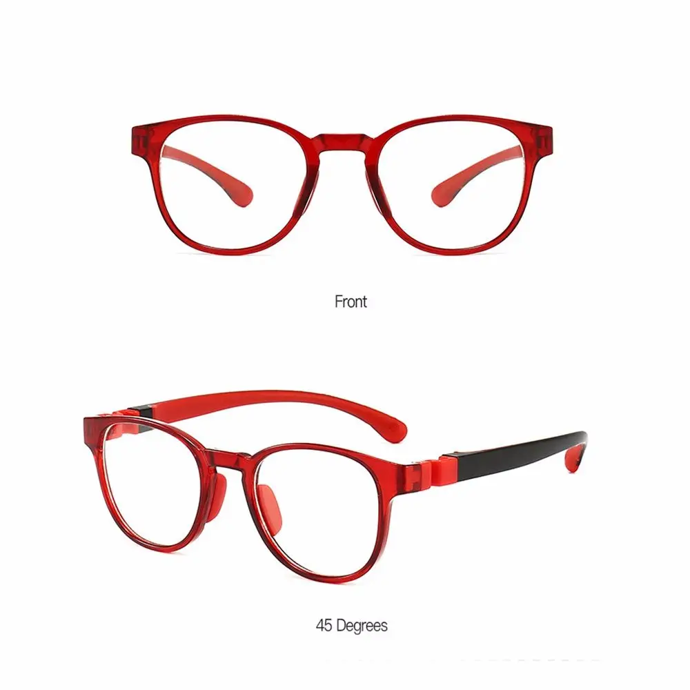 Matching Flexibility Flat Mirror Soft Frame Girls Eye Protection Glasses Accessories Anti Blue Light Glass Children's Glasses
