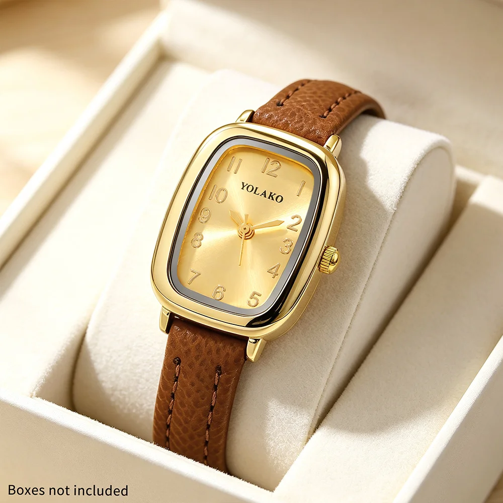 1pc Ladies' Fashionable Temperament Watch, Valentine's Day, Easter, Ramadan, Birthdays, the Ideal Gift for Friends and Family