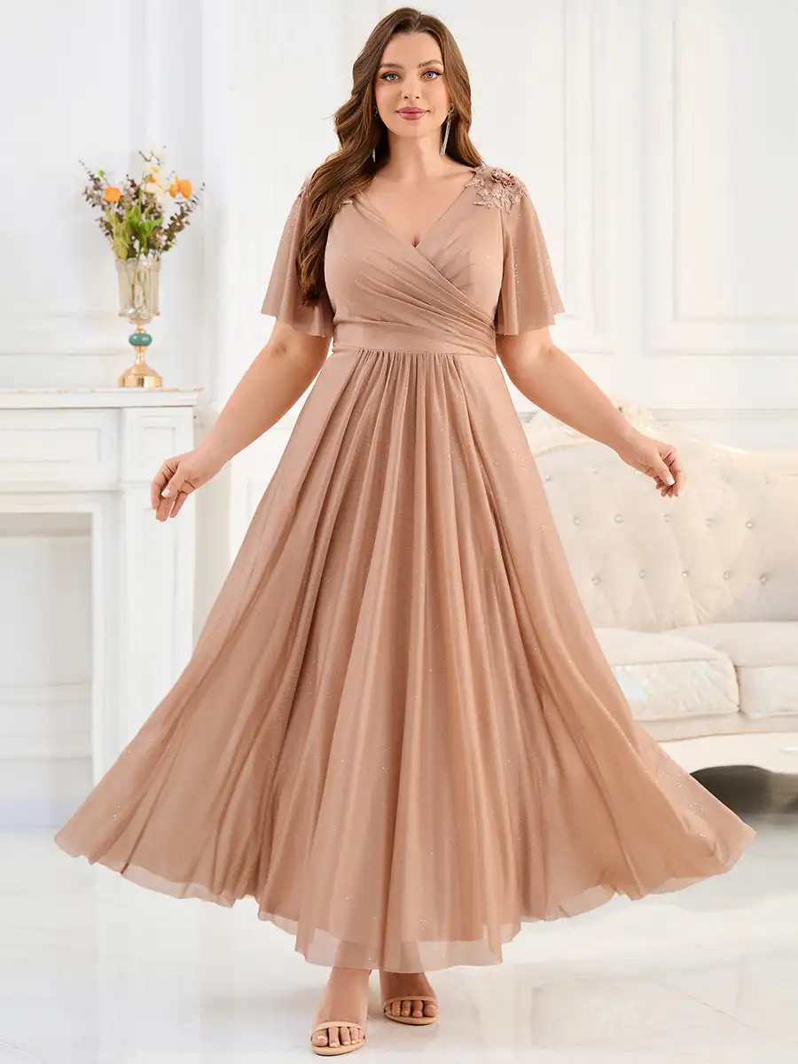 rose gold bridesmaid short dresses Glamorous mini length bridesmaid dresses