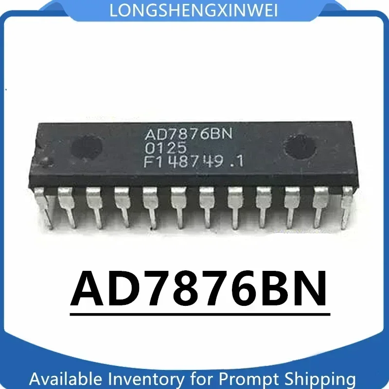 1PCS AD7876BN AD7876B New Direct Insertion DIP-24 Analog-to-digital Converter Chip IC Original in Stock