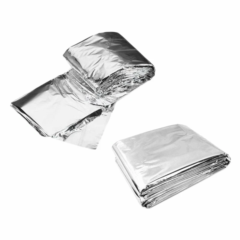 Emergency Blanket Outdoor Survival Rescue Thermal Blanket Hypothermia Windproof Multi-Use Explore Camping