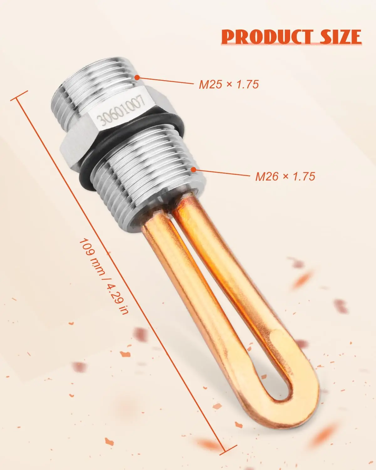 سخان كتلة المحرك 5003619AB 120 فولت 750 وات مناسب لـ 1500 2500 3500 4500 5500 2011-2018 #3