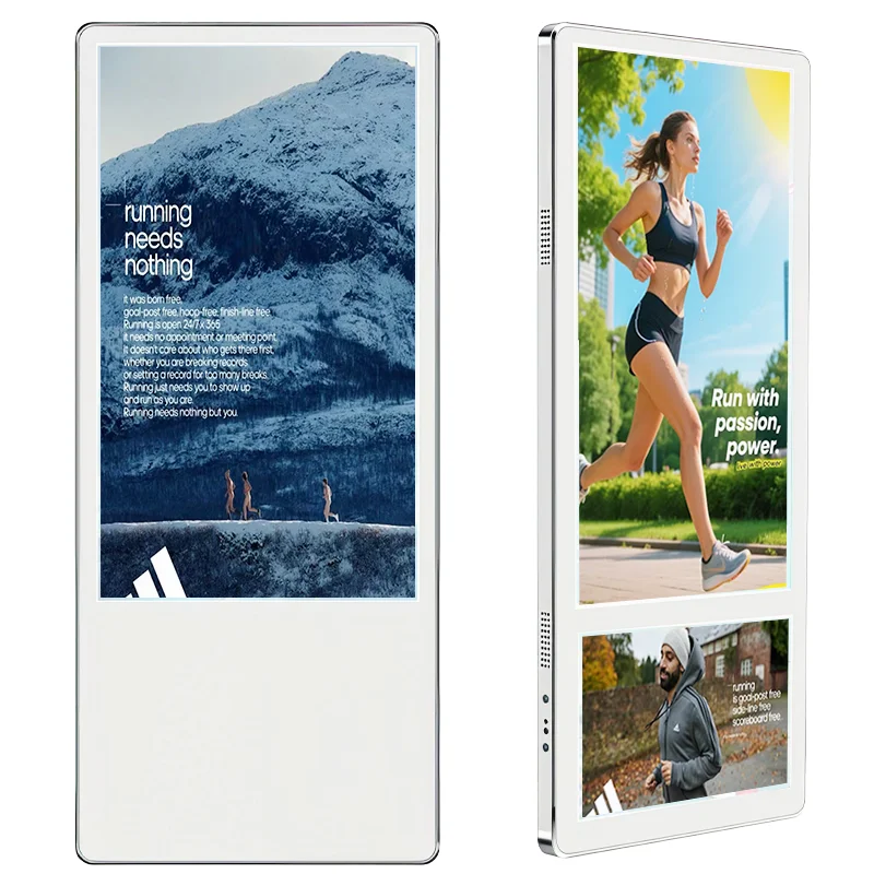 32-inch Ultra HD Interactive Touch Screen Gym Fitness Floor Stand LCD Digital Smart Magic Mirror Display Kiosk