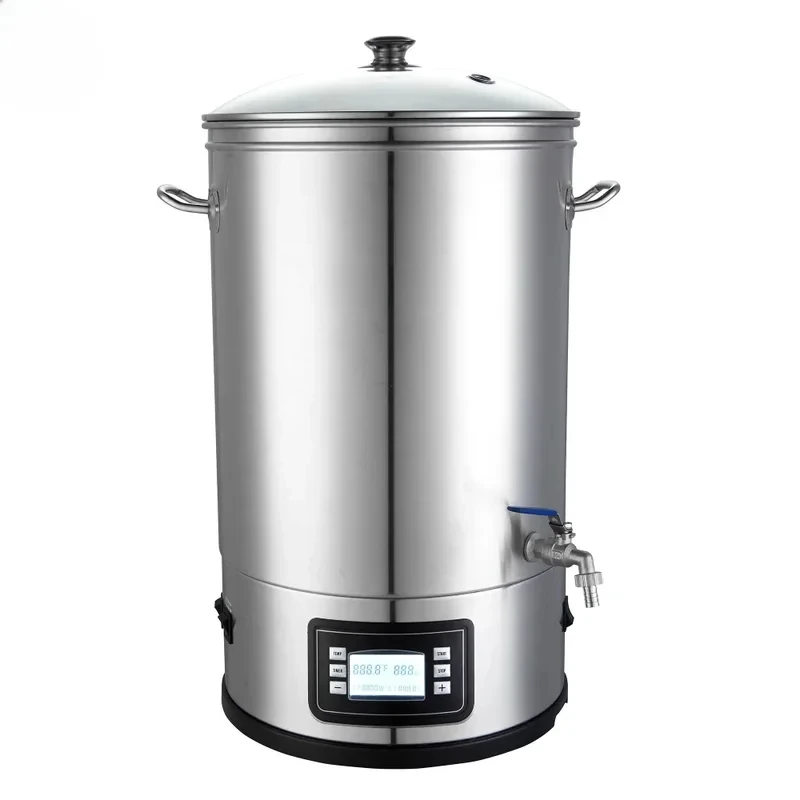 35L 65L Mash Boiling Equipment Craft Brewing Kettle with 3500W Wax Melon for Candle Beer
