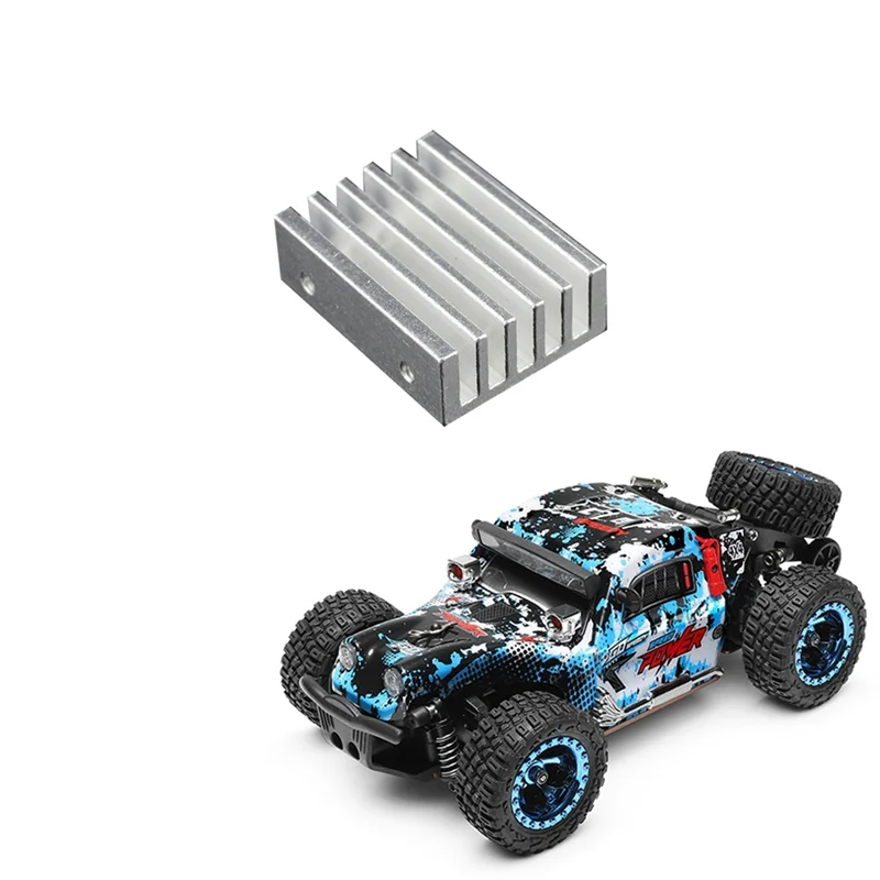 Disipador de calor de refrigeración de Motor de Metal WOWFU-2X 284161-2563 para Wltoys 284161 1/28 accesorios de repuesto de coche teledirigido