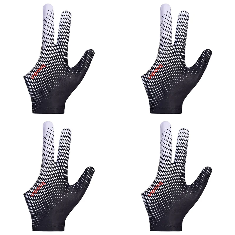 

Boodun, 4 шт., бильярдный кий, стрелялки, 3 пальца, перчатки для бильярда, левая рука, перчатки для снукера, аксессуары для бильярда