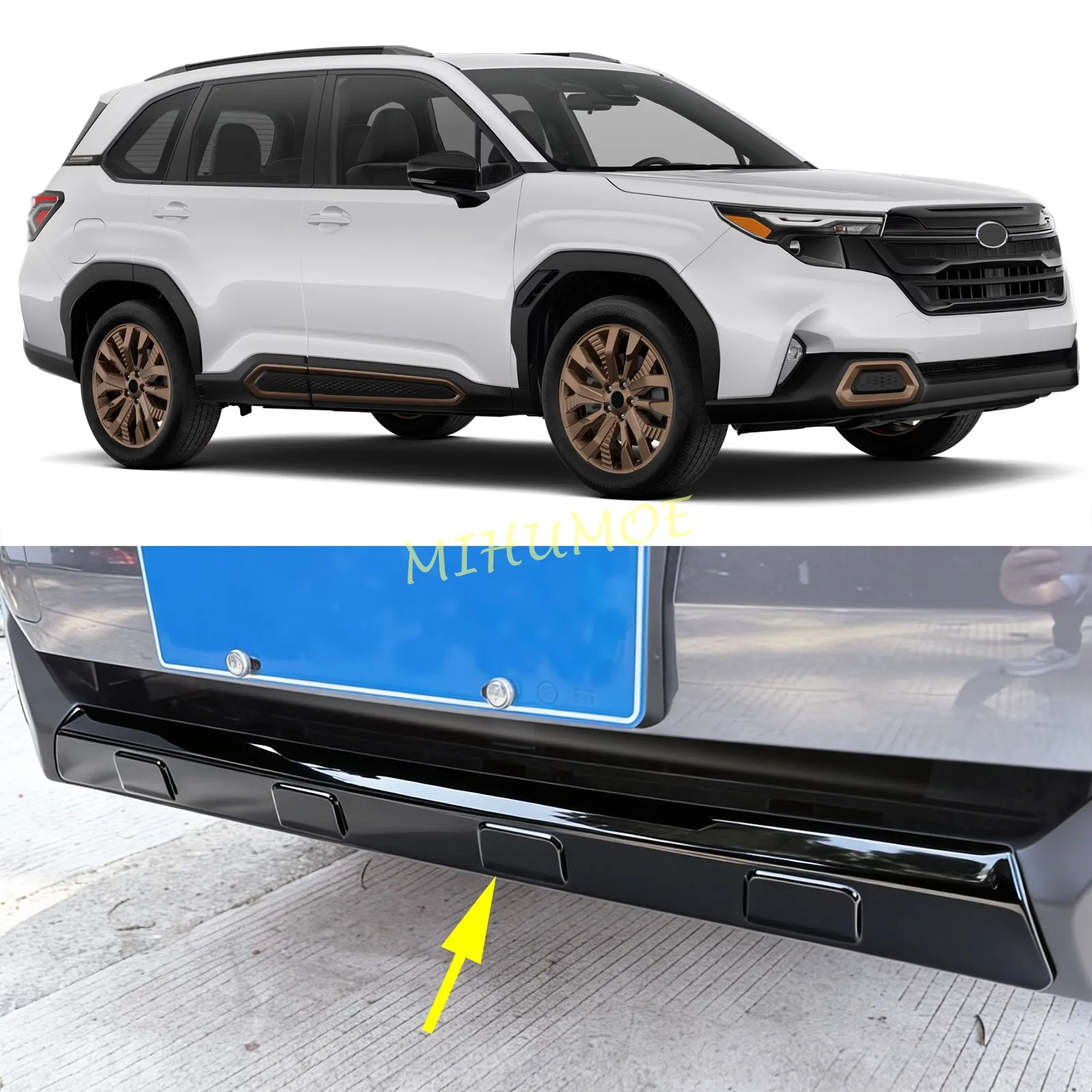 

Stainless Steel Front Bumper Skid Protector Guard Plate Anti-impact Cover Trim For Subaru Forester 2025 2026
