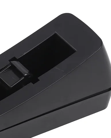 1Pc Black Desktop Mini Tape Dispenser Tape Cutter With Non-Slip Base Dispenser Tape Refill Dispenser For Office School Supplies